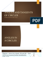 Angles and Tangents of Circles: Students Edition: Rmco Style