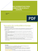 Primeras Normativas para Los Combustibles EEUU y Europa