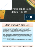 Konvensi Tanda Baca Dalam ICD-10