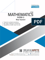 Mathematics A Level Paper 3 Topical Work PDF