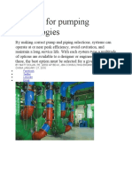 Designs for pumping technologies