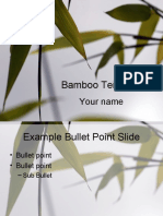 Bamboo Template: Your Name