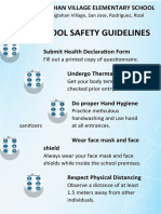 School Safety Guidelines: Kasiglahan Village Elementary School