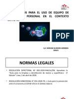 LINEAMIENTOS PARA EL USO DE EPP COVID 19.pptx