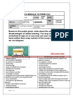 Topic Class Form 1/2/3 Date Time 2.00-4.00: E-Learning