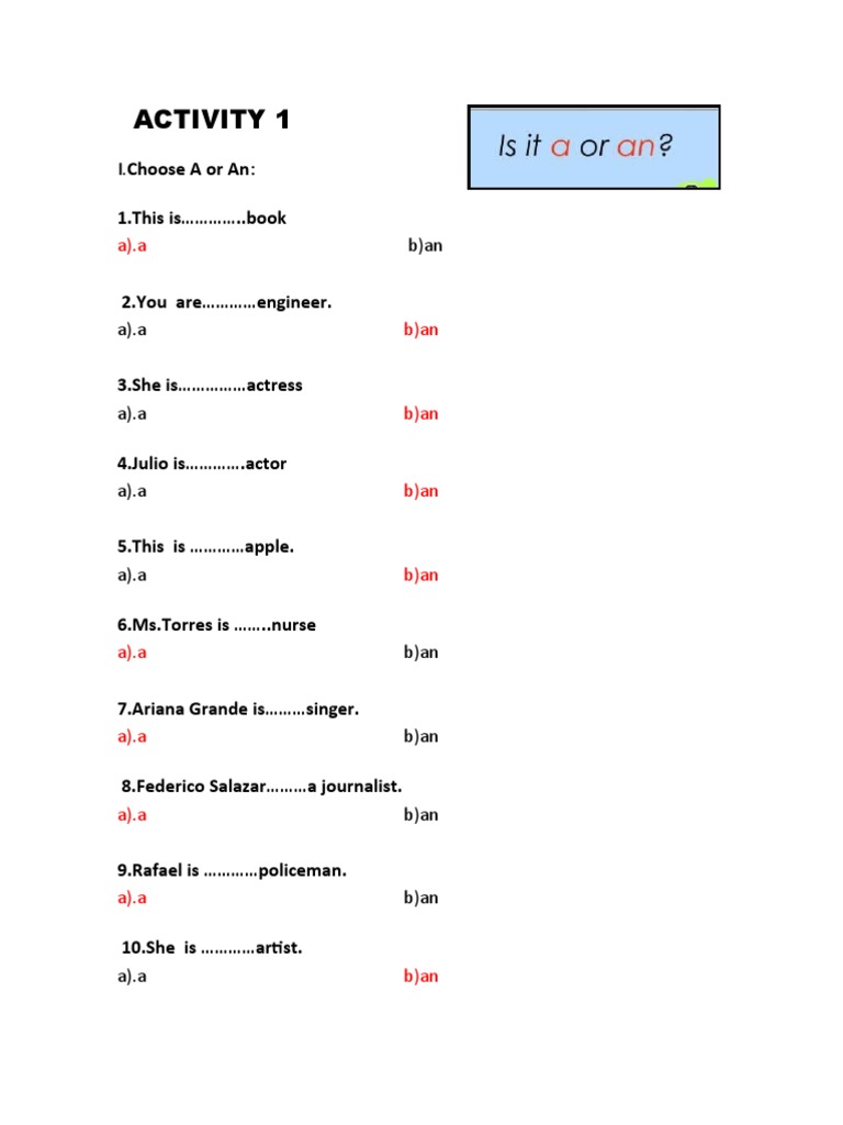Activity 1 | PDF
