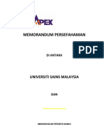 PP 1 - Memorandum Persefahaman - Bahasa Melayu
