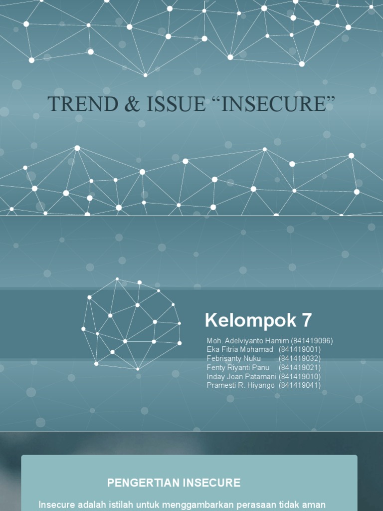Memahami Insecure dan Dampaknya | PDF | Karier & Perkembangan