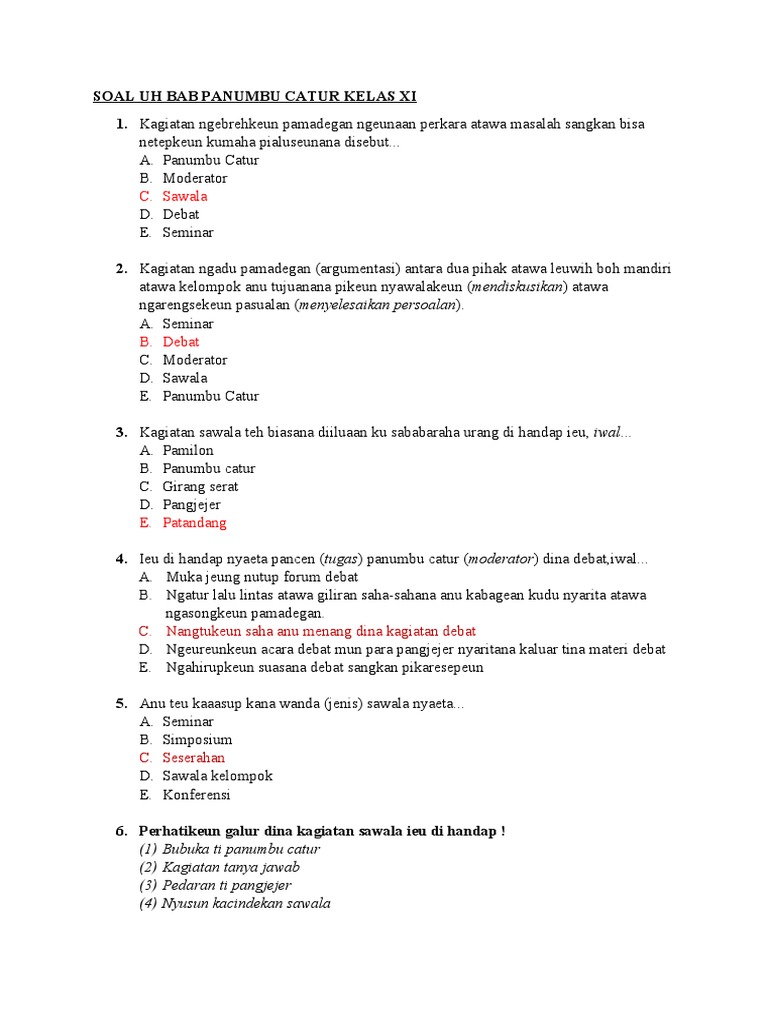 Soal Uh Bab Panumbu Catur Kelas Xi Pdf