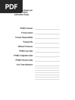 Potential Failure Modes and Effects Analysis