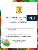 Actividades Sexualidad Segundo Ciclo Oct 2020 PDF