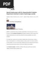 Study Group Calls for MA Probation Overhaul