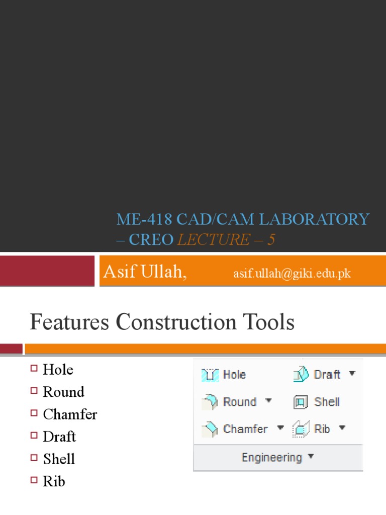 Creo Features: Ribs and Shells Overview | PDF