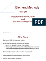 1D FEM Bars Isoparametric Formulation PDF