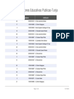 Listado de Instituciones Educativas Publicas-Tunja