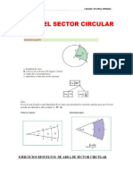 Area de Sector Circular