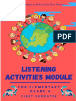 Listening Activities Module For Grade 4