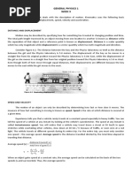 General Physics 1 Week 3