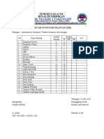 Daftar Inventaris Ruangan