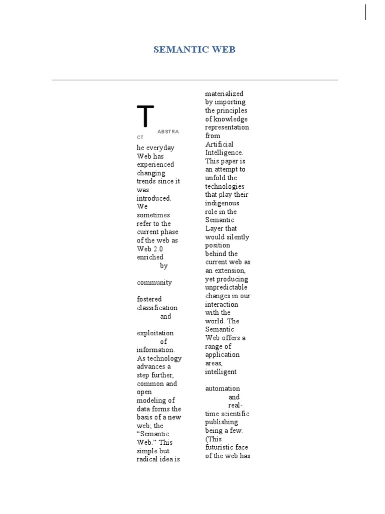 Understanding the Semantic Web | PDF | Semantic Web | Resource ...