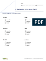 Identifying The Gender of The Noun Part 1