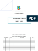 Buku Rekod Penggunaan PSS