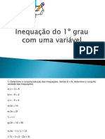 Resolvendo inequações