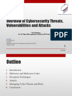 IETE-COE - PPT - Overview of Cybersecurity Threats, Vunerabilities and Attacks