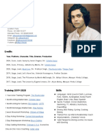 Aditya Vikram-Acting CV-9881152277 PDF