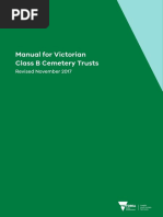 Manual For Victorian Class B Cemetery Trusts