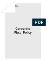 Corporate Fiscal Policy