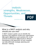 What Is A SWOT Analysis