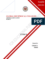 Global Reciprocal Colleges: Ethics