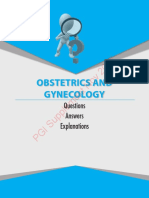 Obstetrics and Gynecology: Questions Answers Explanations