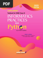 Informatics Practices-XI Inner Title: Supplement