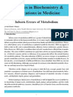 Inborn Errors of Metabolism PDF