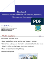 Bioethanol Production and Properties