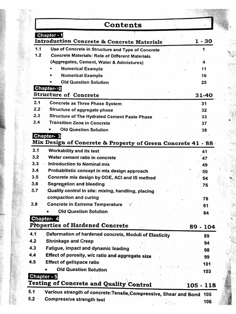 Concrete Technology and Masonry Structure Manual PDF PDF