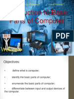 Introduction To Basic Parts of Computer: Welcome