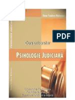 PSIHOLOGIE JUDICIARA - curs ID