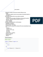 Do While Fibonacci C++:: #Include #Include