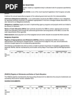 Appropriation Allotment Unreleased Appopriation