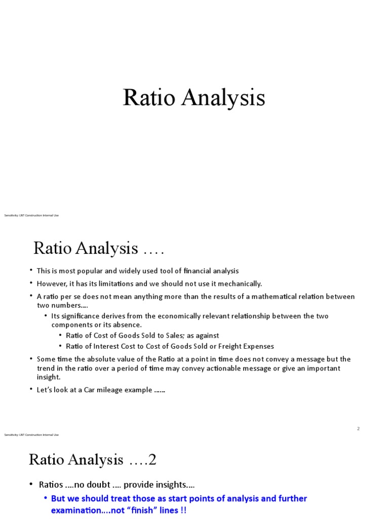 Ratio Analysis Insights for LNT Construction | PDF | Dividend ...