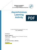 Asynchronous Learning Activity: Adamson University
