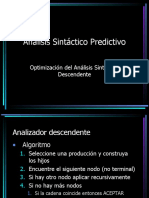 Analisis Sintactico Predictivo