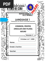 Language 1 Module 3 Performance Task 1.1 (October 6 and 7 Day 1 and 2)