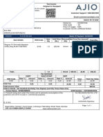 Tax Invoice for Regular Fit Shirt