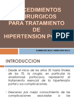 Tratamientoquirurgicodelahipertensionportal 130814033418 Phpapp02 PDF