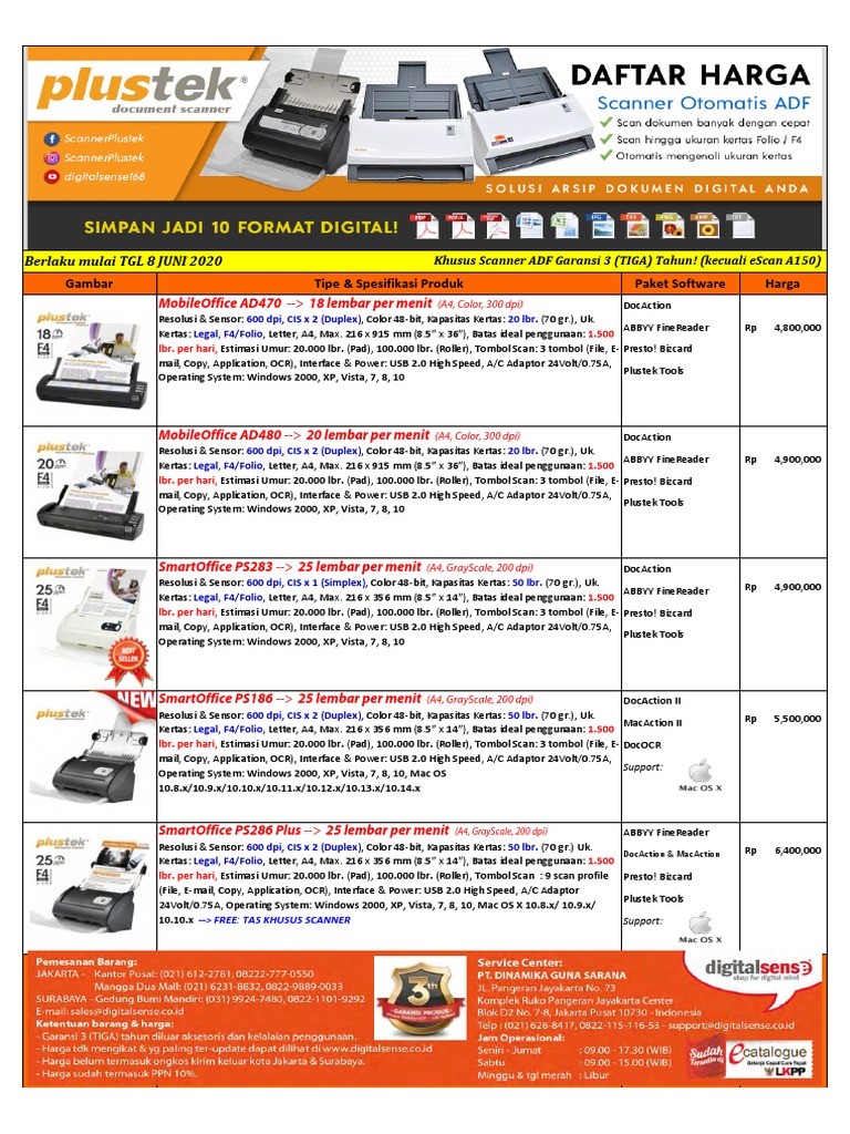 Price List Scan | PDF | Image Scanner | Microsoft Windows