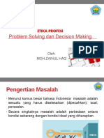 Pertemuan 17 - Problem Solving Dan Decision Making